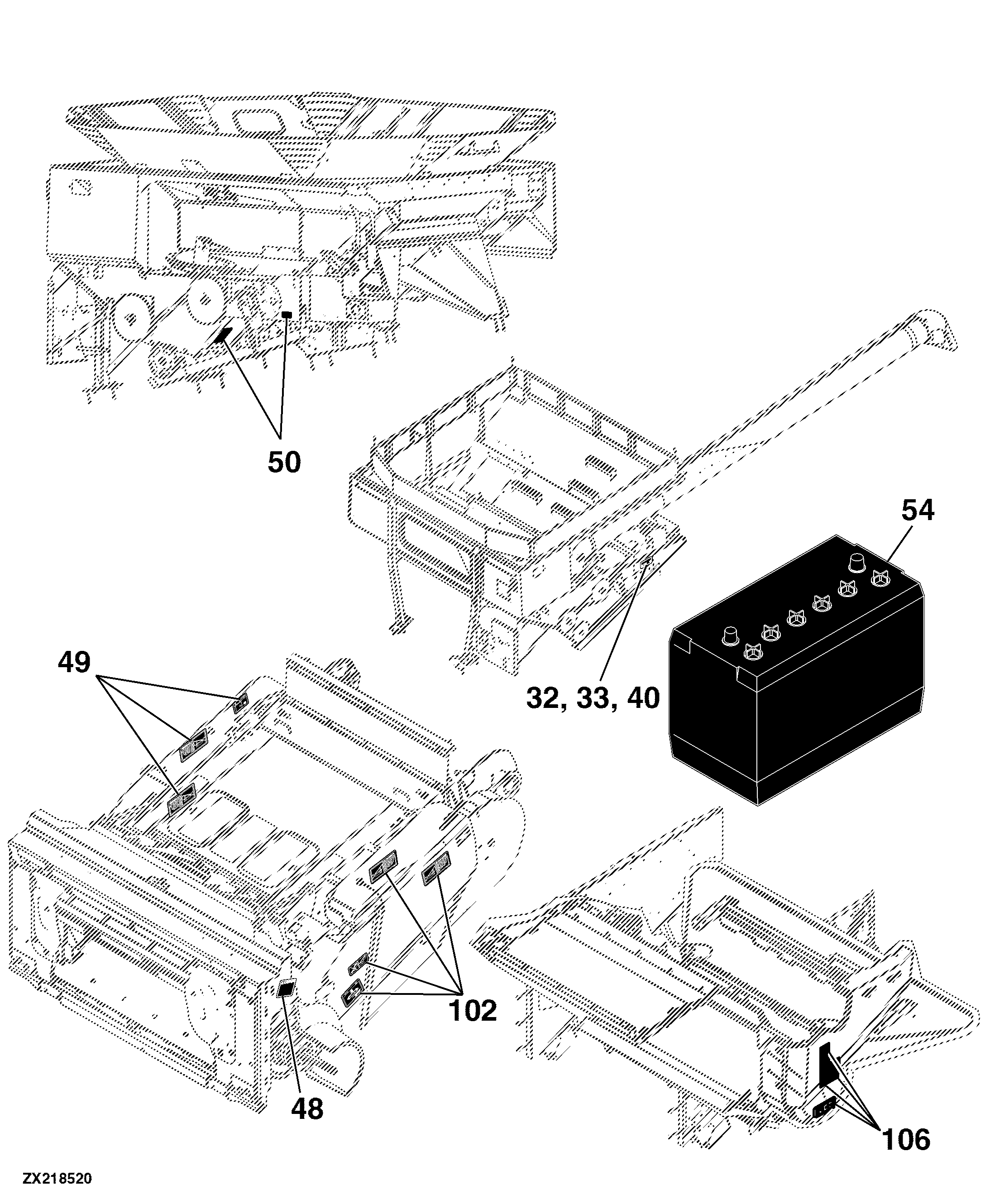 80 Frame, Miscellaneous Combine S660 - MY15