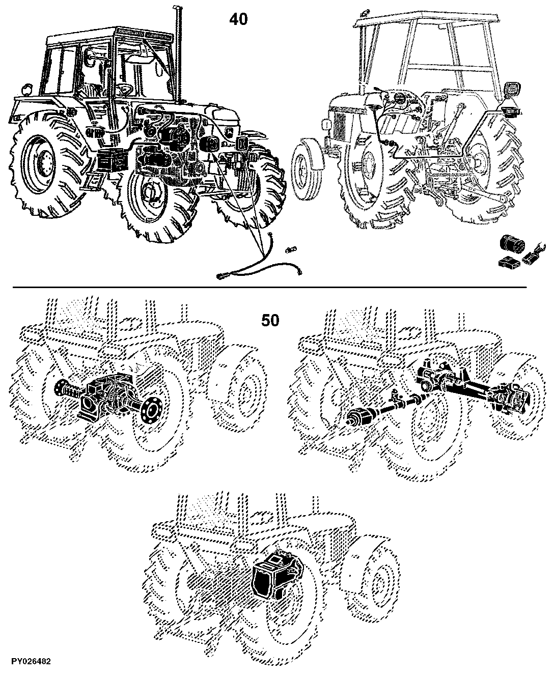 3040, 3140 Tractors (S.N. -429999) (Europe Edition)