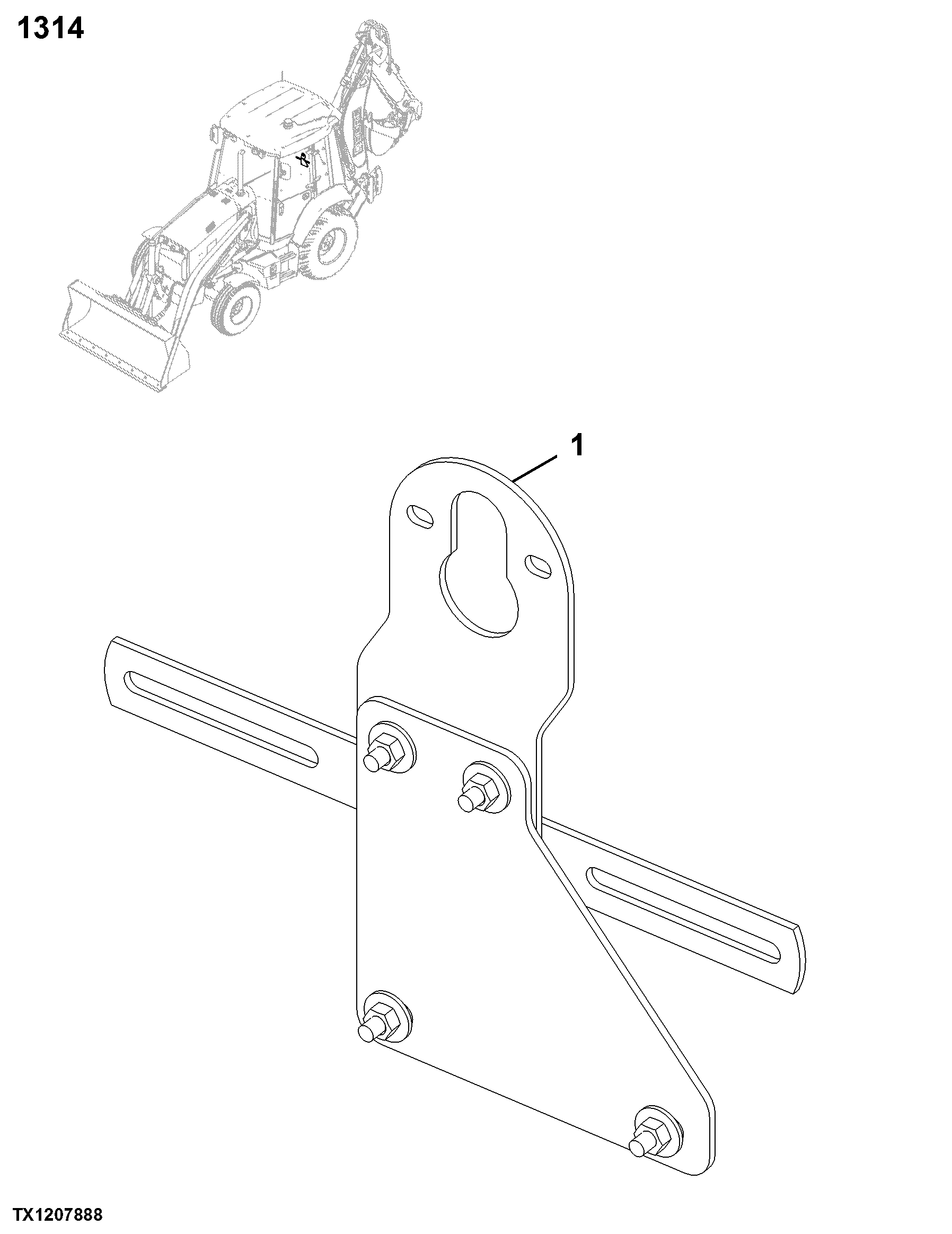 1314 License Bracket