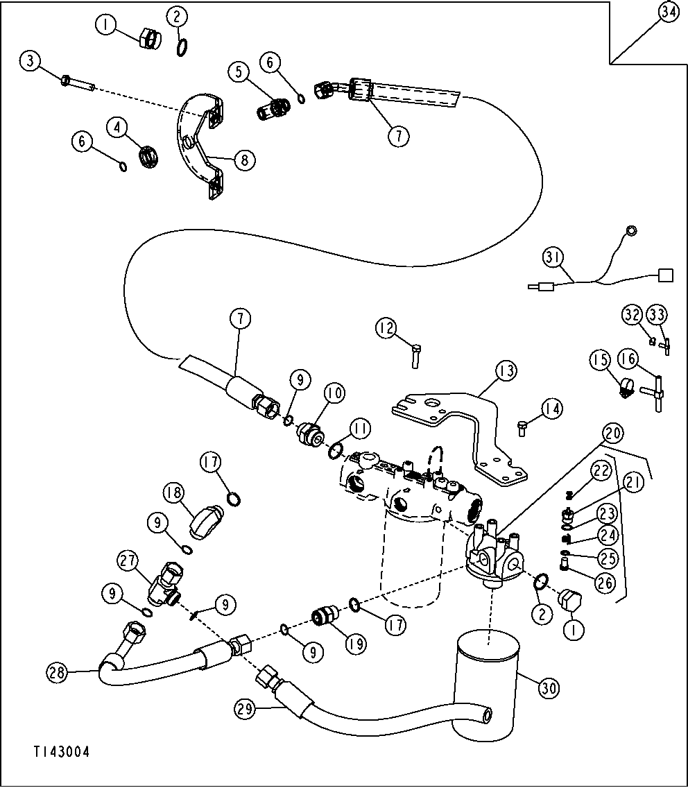 Low Pressure Auxiliary Return Kit ( - 905457)