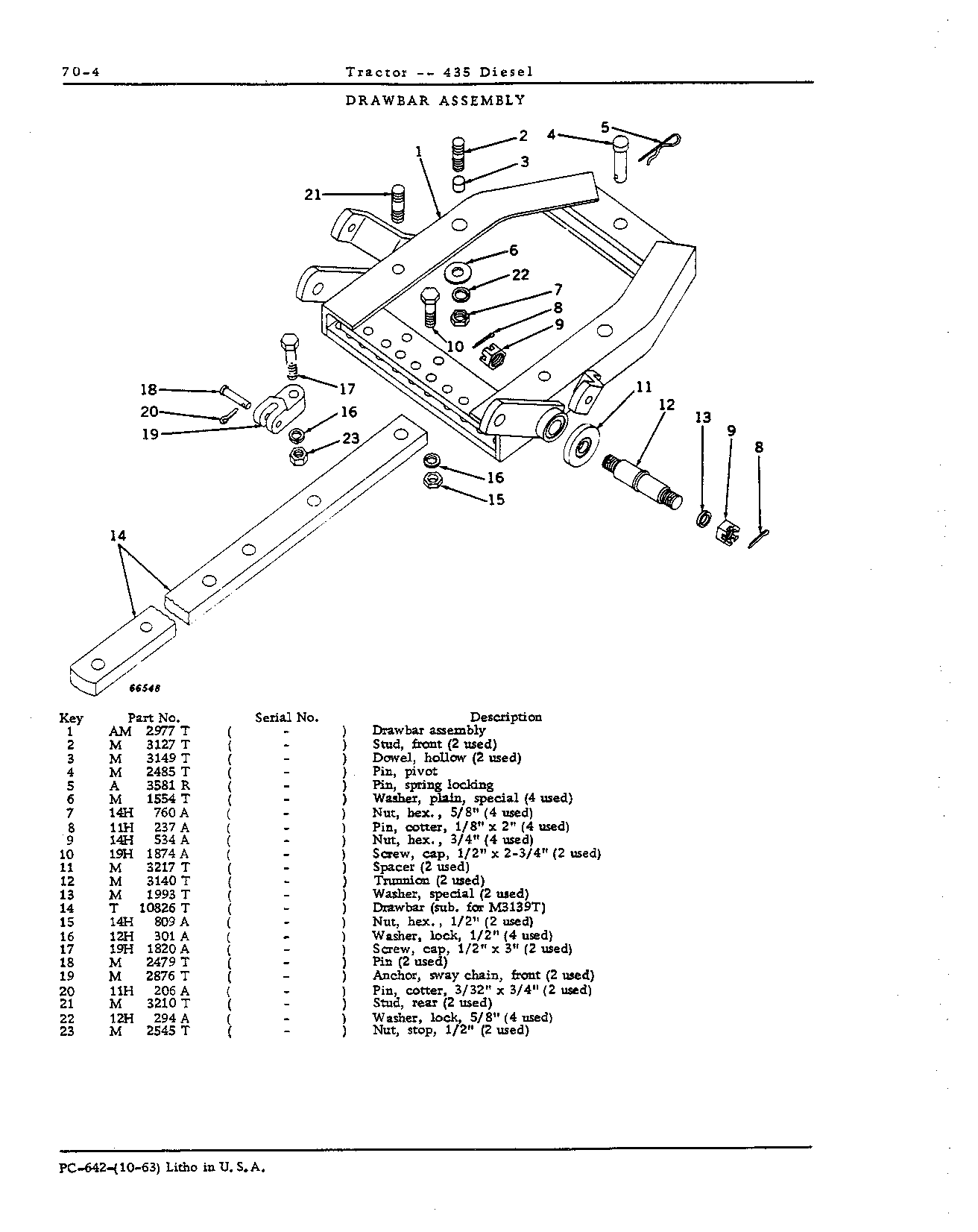 Drawbar assembly