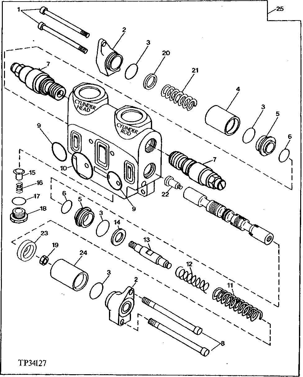 Bucket Section Valve (For Use With Tool Carrier or Log Loader)