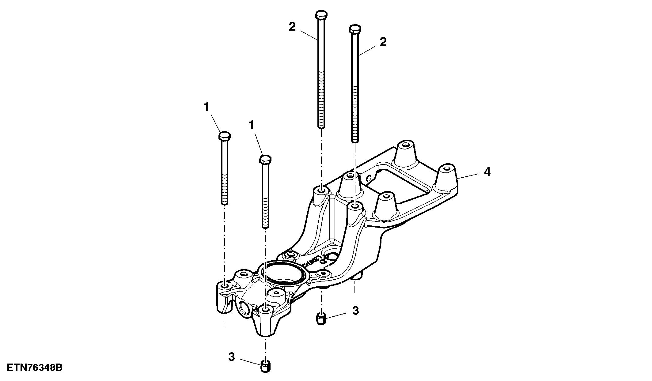 Bracket, Air Conditioning Compressor / Air Trailer Brake Compressor