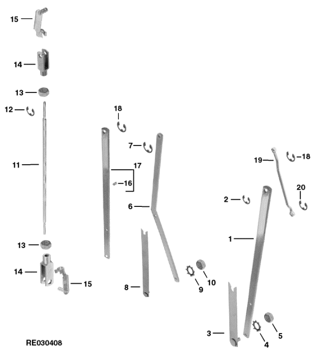 PowrQuad™ Lower Linkage (16sp) (30kph) (W/ Cab)