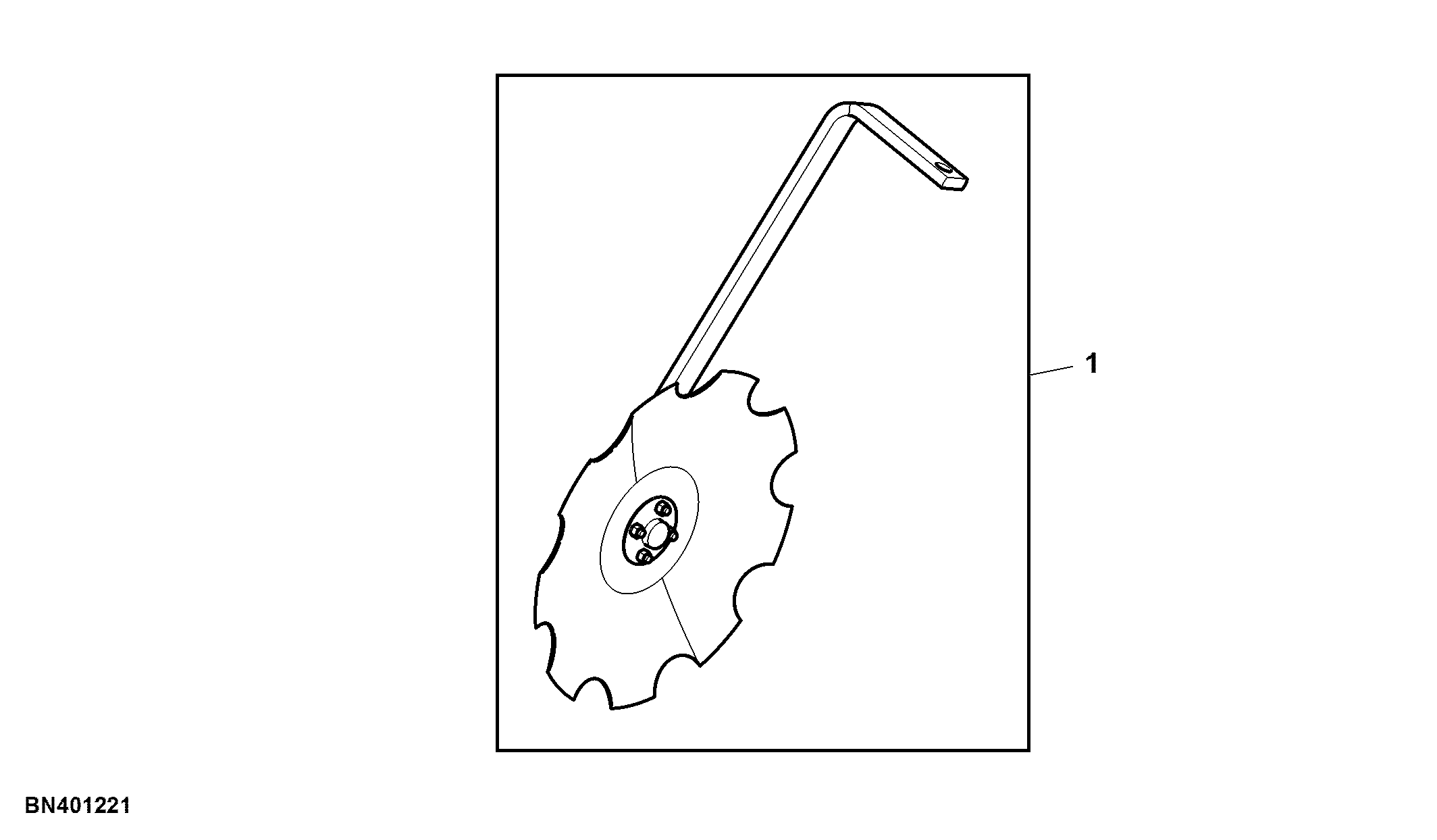 Attachment, Closing Disk Blade