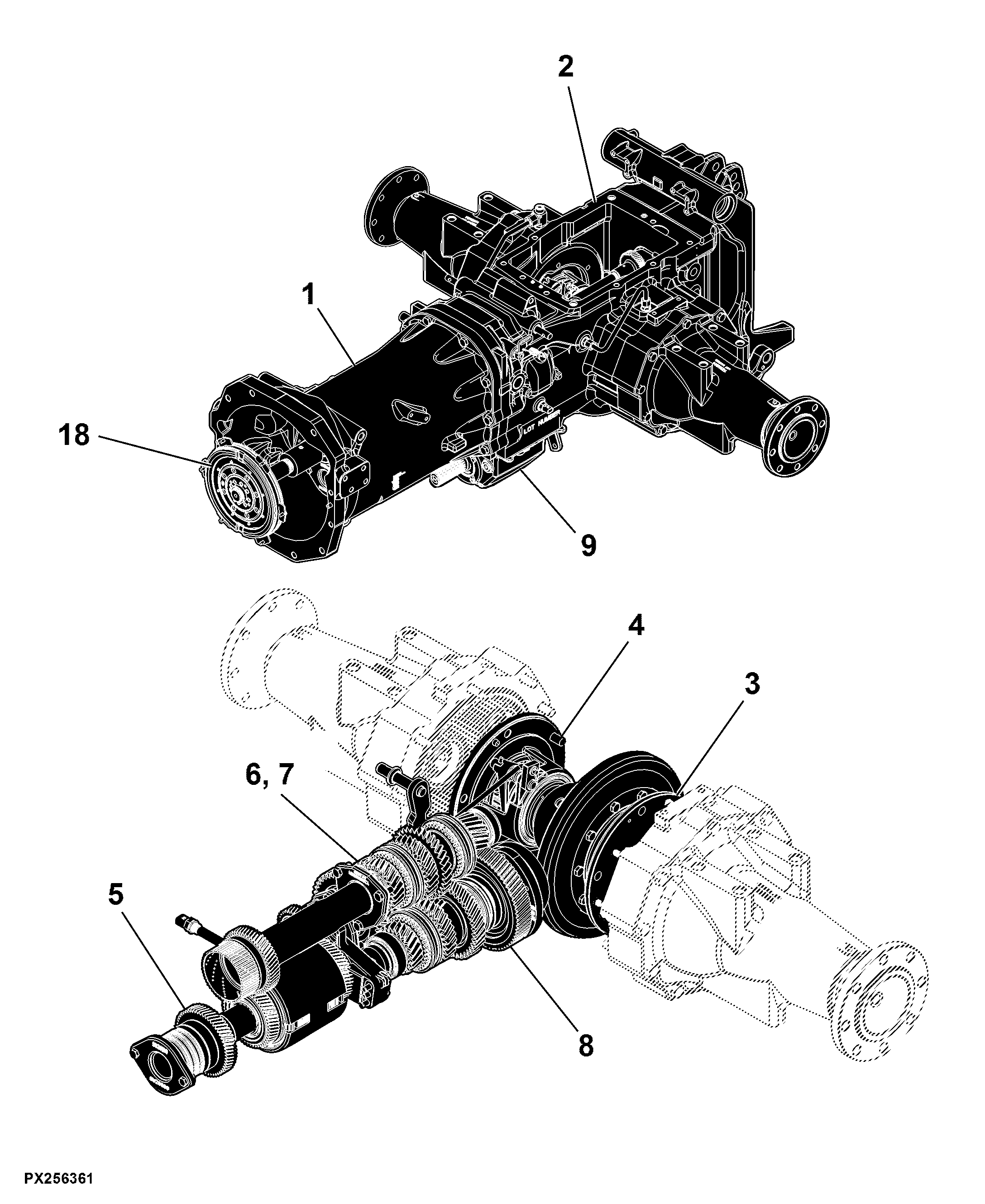 52 PowrReverser™ Transmission, 24 X 12, MFWD