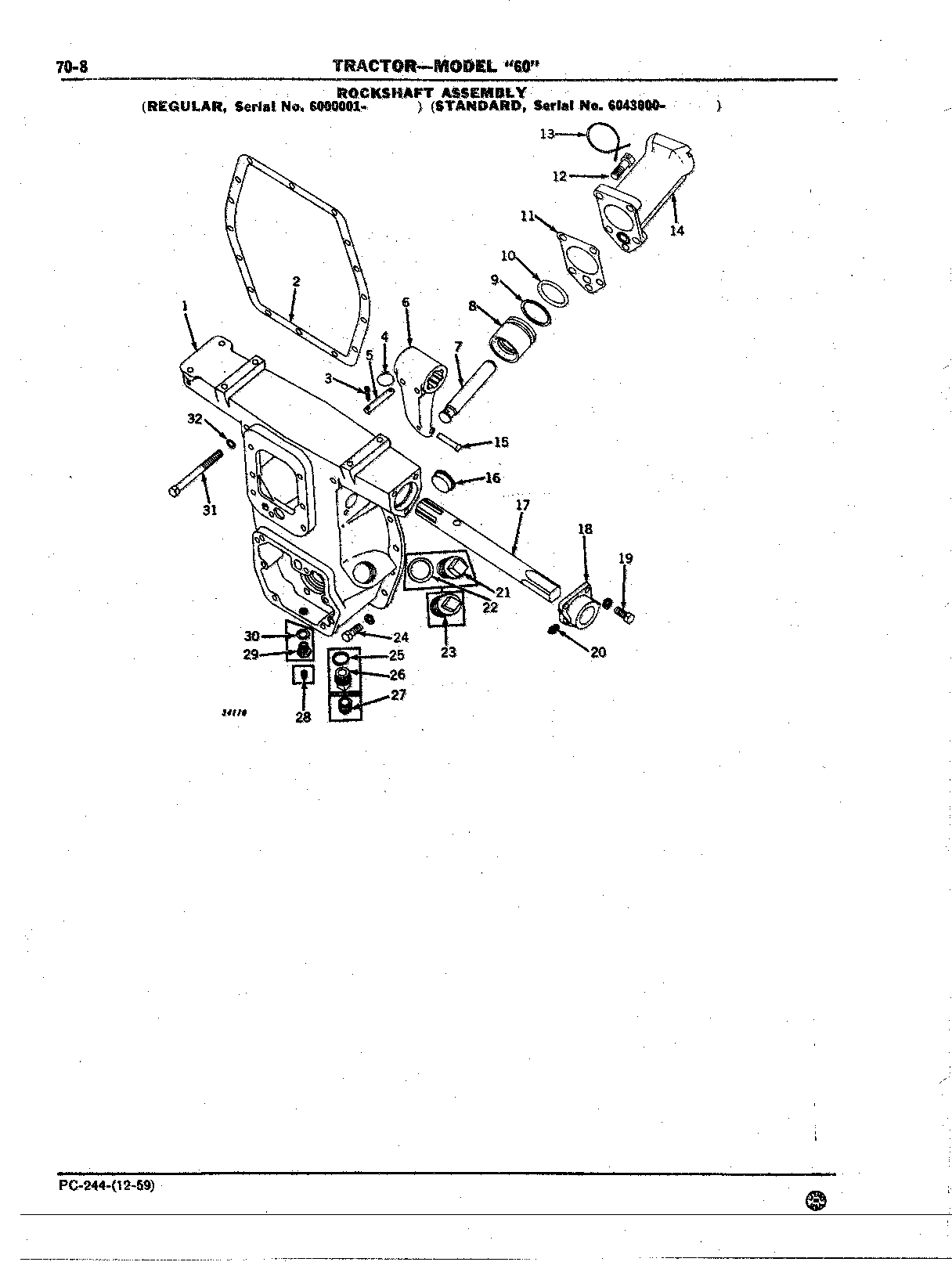 Section 70-Hydraulic Mechanism (Continued)