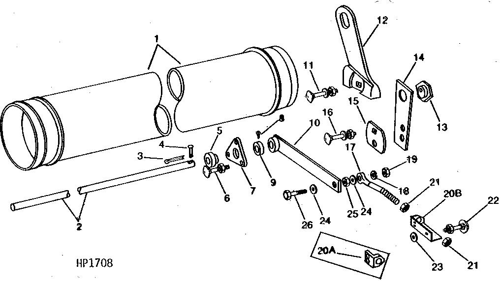 FEEDER CONVEYOR IDLER SHAFT AND FEEDER DRUM