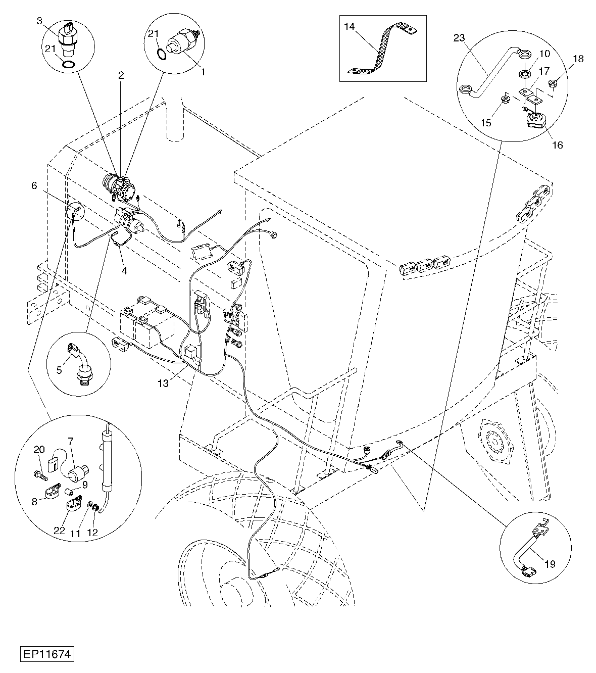 WIRING HARNESS (RIGHT SIDE) (MAIN TRACTION) - CONTINUED