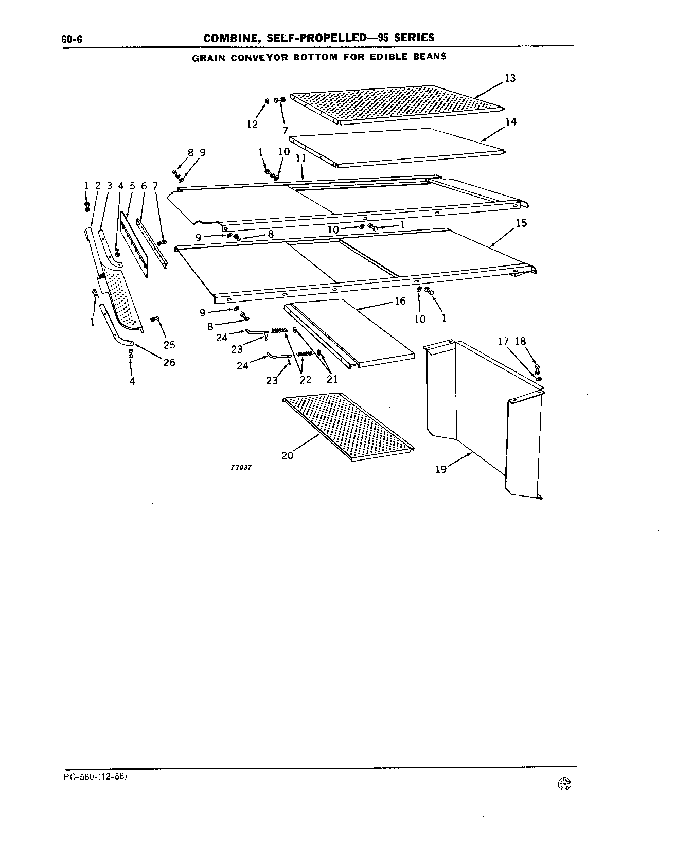 Beater Behind Cylinder, Grain Conveyor Chains, and Bottoms (Continued)