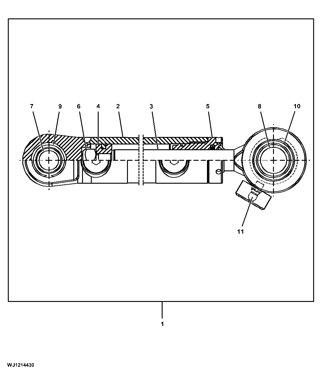 Hydraulic Cylinder, Measuring Roll (000122 - )