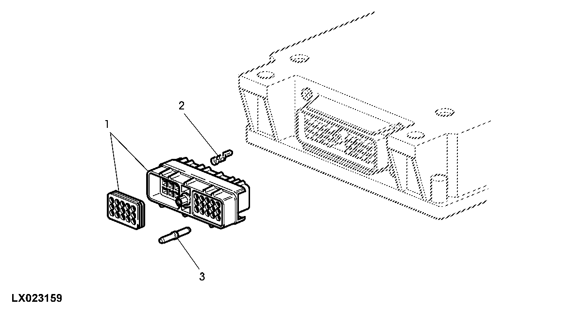 CONNECTOR FOR REVERSER CONTROL UNIT (RCU)