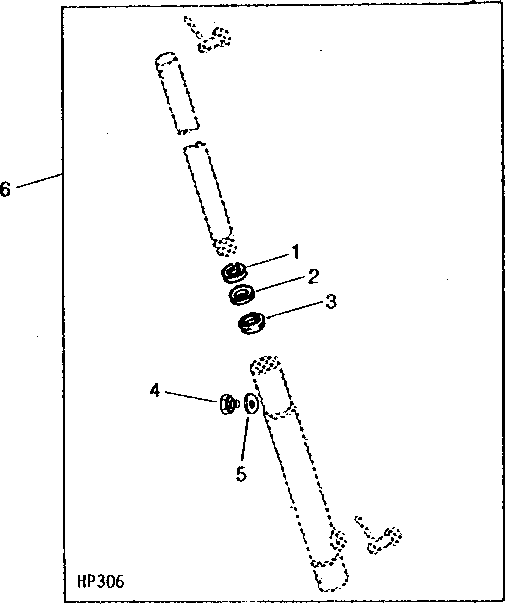 KIT, HYDRAULIC LIFT REEL SLAVE CYLINDER ( - 507050)