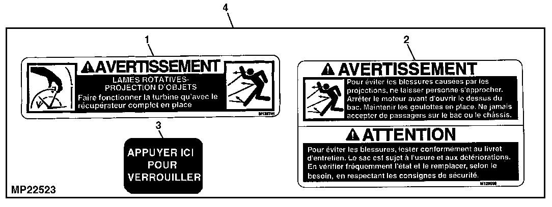 LABELS (MATERIAL COLLECTION SYSTEM) (FRENCH CANADIAN)
