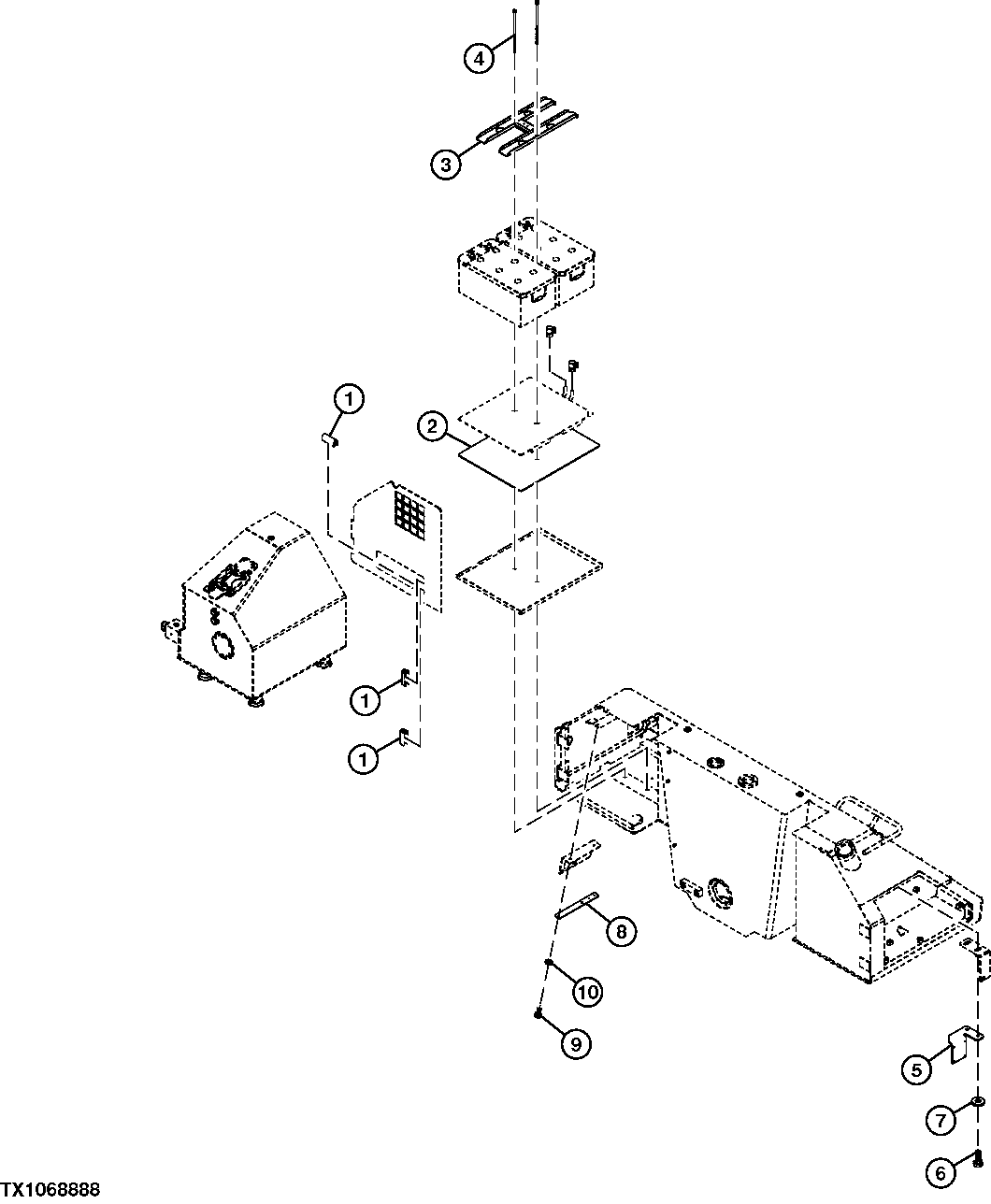 Fuel Tank Brackets (Cold Environment Option -30, -40)