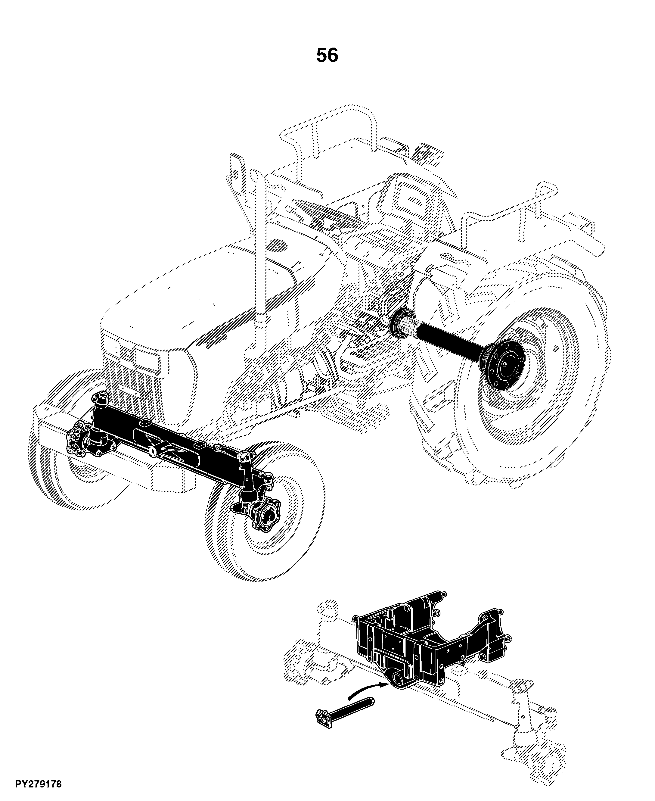 5041C Tractor (TREM IIIA Engine)(India Edition)