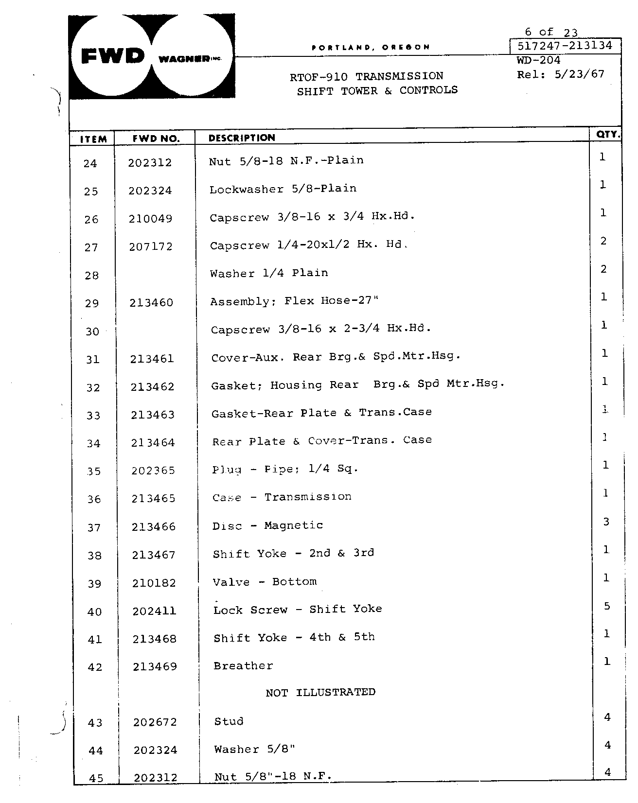 Section 50 - Power Train Transmission (Continued)