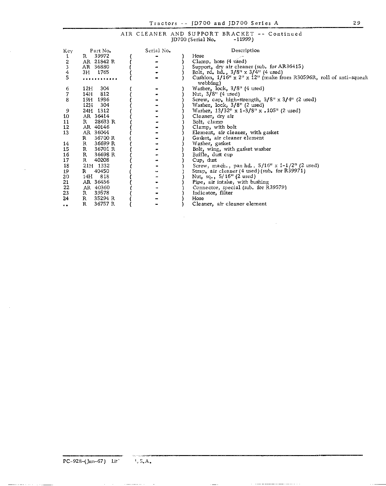 Engine Accessories (Continued)