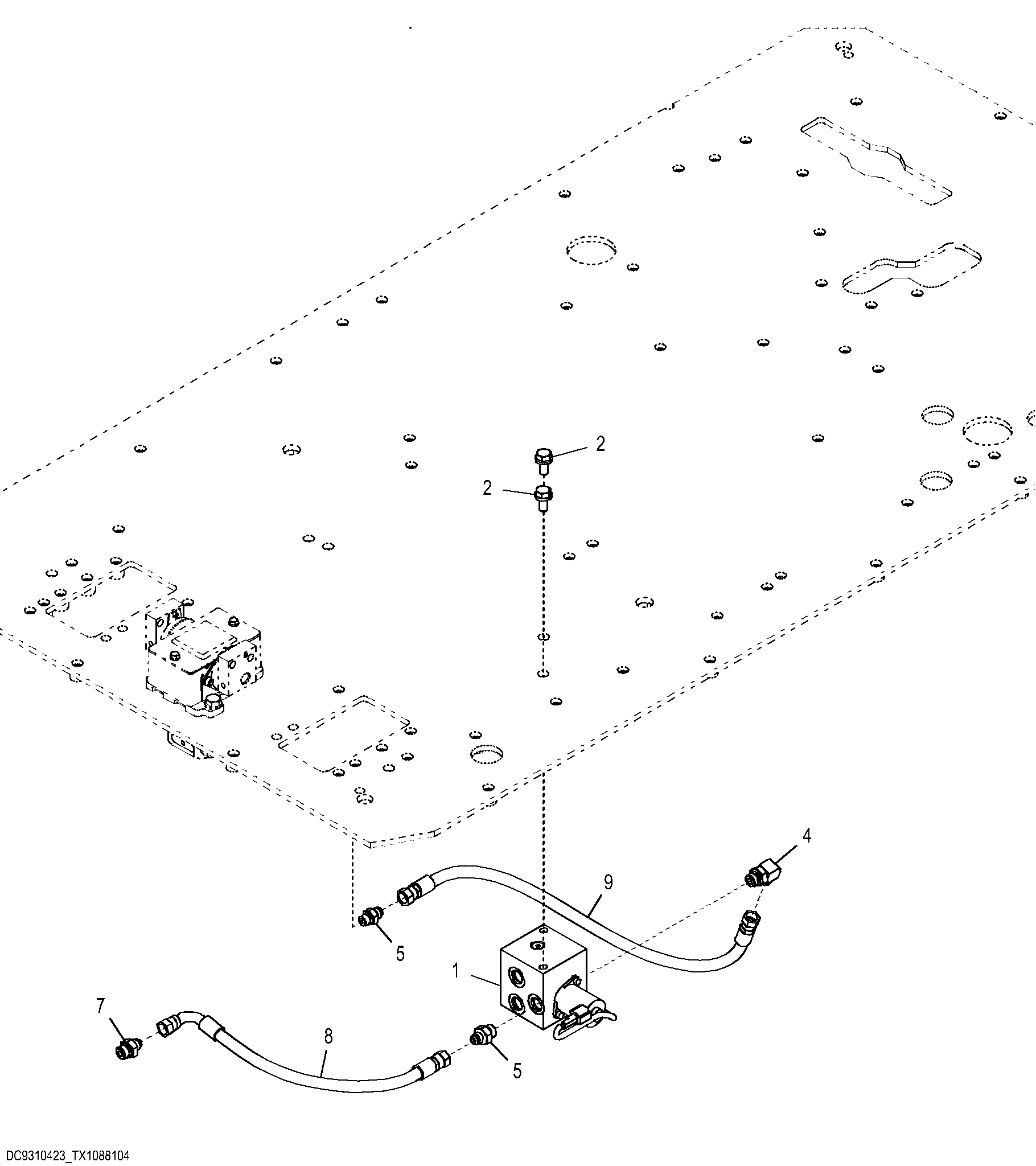 Pilot Lines, Travel Pilot Valve To Pilot Shutoff Valve