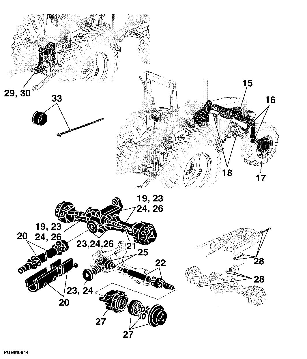 80 FRAME, FRONT AXLES, SHEETS, MISCELLANEOUS