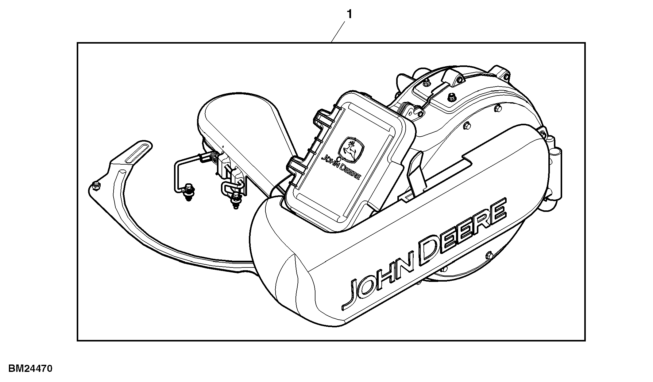 Attachment, Power Flow, 48C inch (Not for Canada and USA)