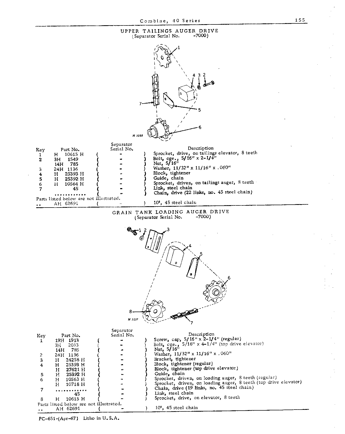 Drive Belts, Chains, and Tighteners (Continued)