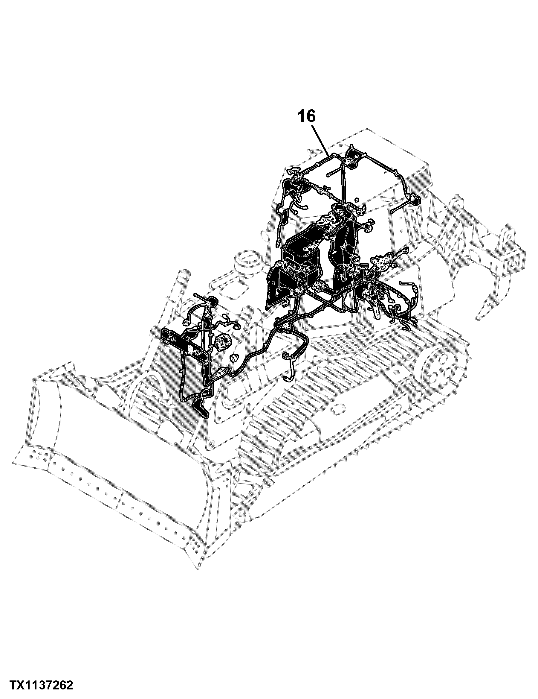 750K Crawler Dozer (PIN: 1T0750KX_ _E216966 - 270478) Engine 6068HT074
