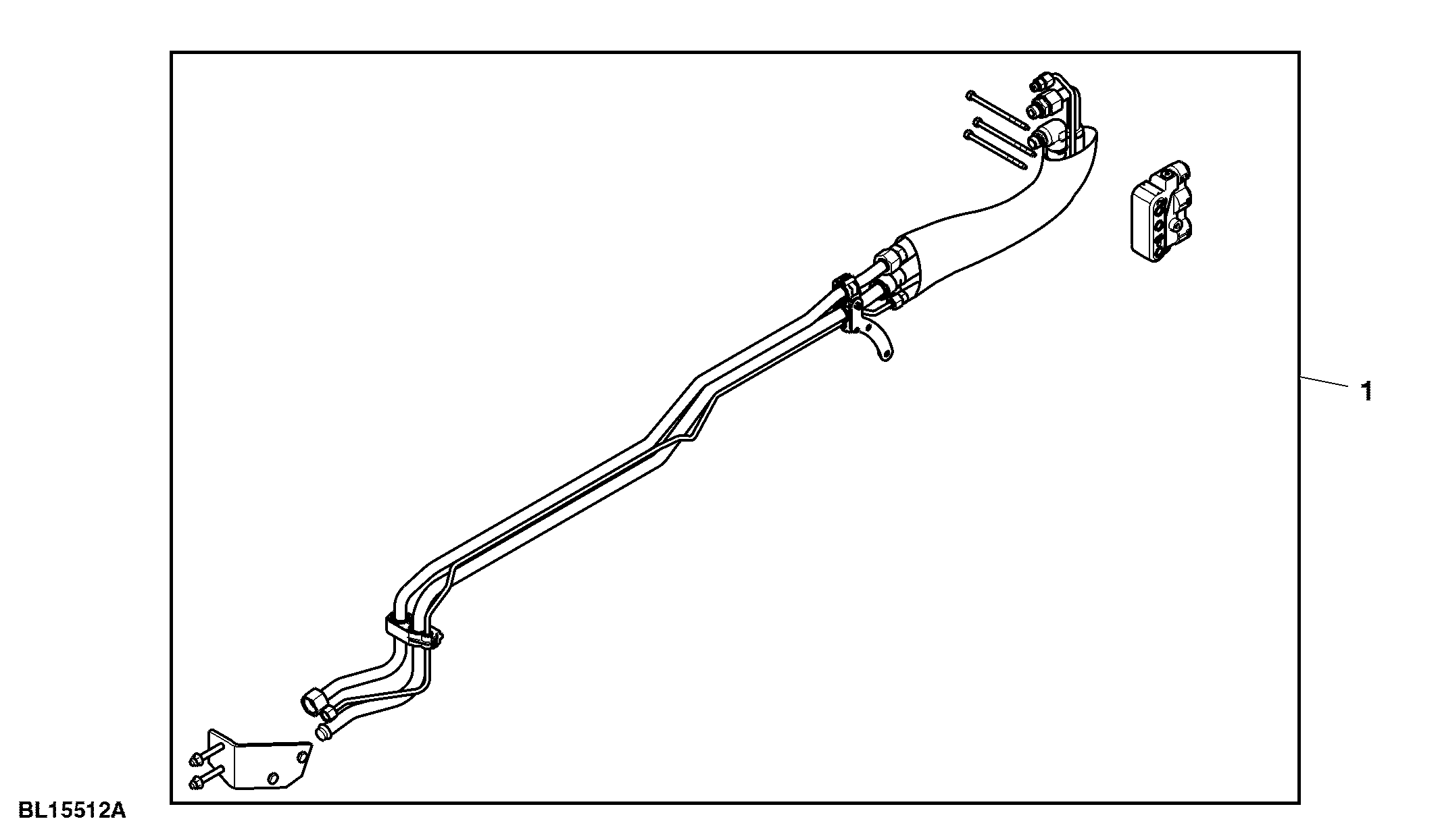 Attachment, ICV Supply Lines, W/ PC System, W/ PB, Position IV