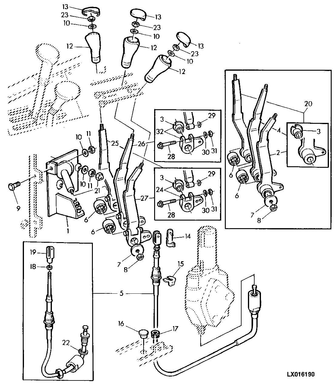 SELECTIVE CONTROL VALVE, CONTROL LINKAGE (2001 SERIES)