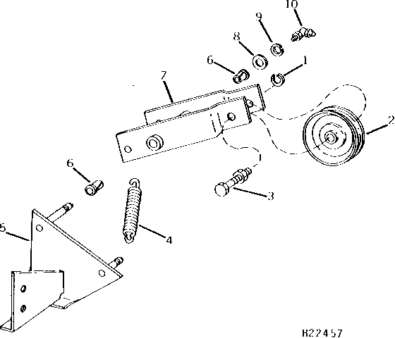 ENGINE FAN COUNTERSHAFT DRIVE TIGHTENER (1501 - 163500)
