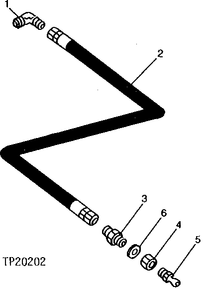 FRAME HINGE CENTRAL LUBRICATION LINES AND FITTINGS