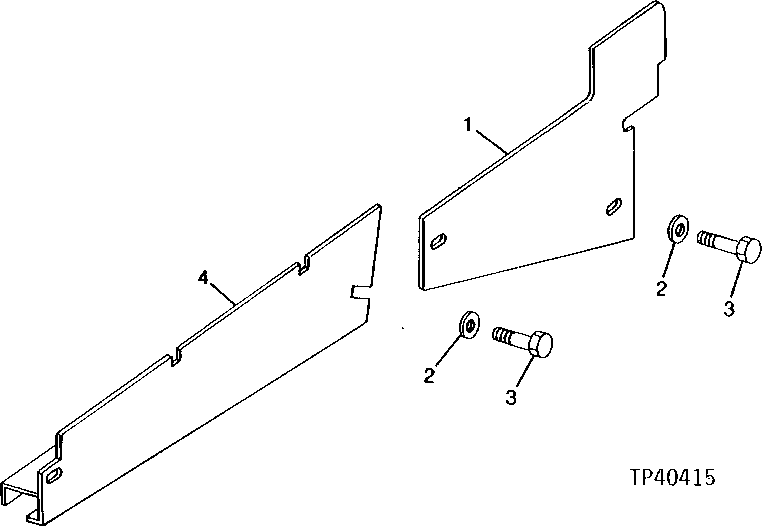 BACKHOE AND LOADER LINKAGE SHIELDS ( - 801199)