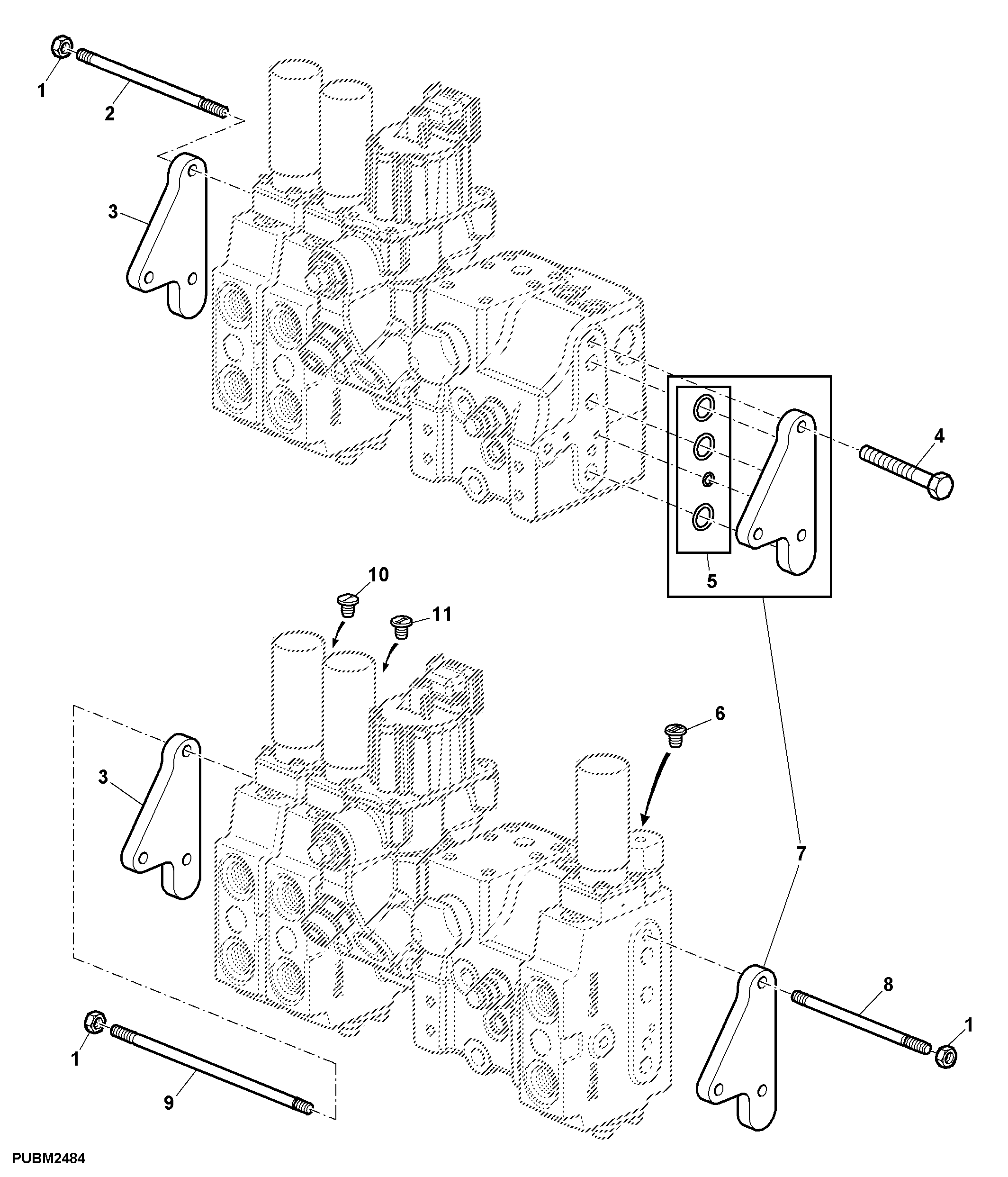 Attaching Parts For Selective Control Valves