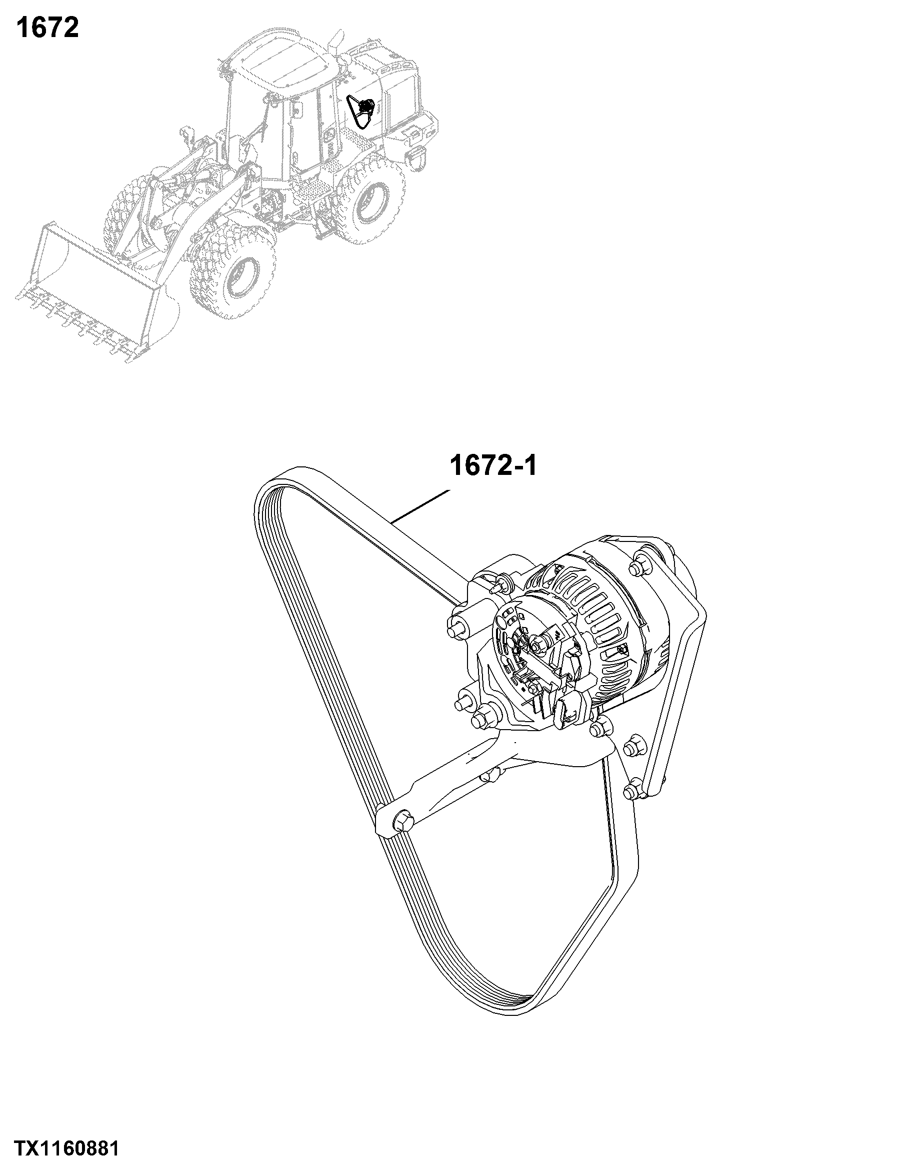 1672 Alternator, Regulator And Charging System Wiring