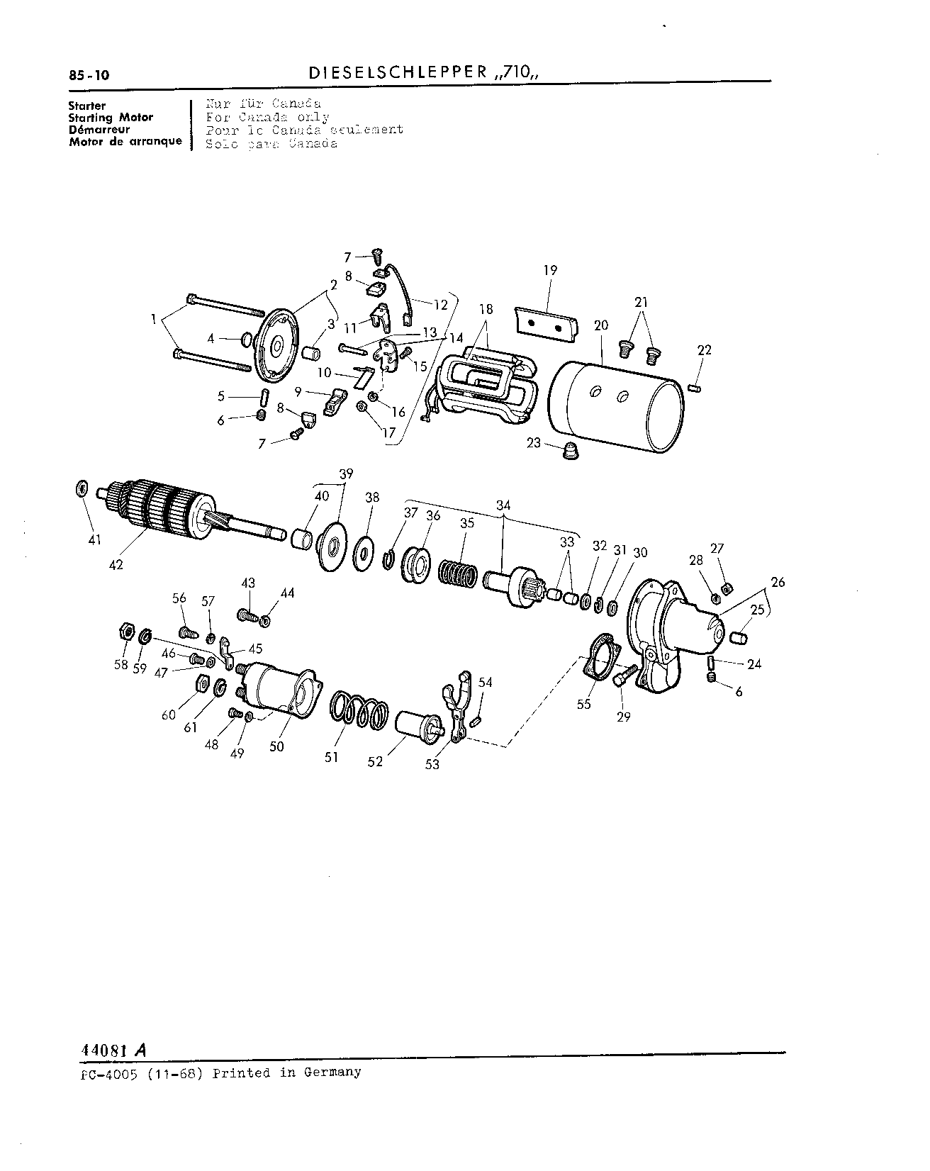 Starting Motor (Continued)