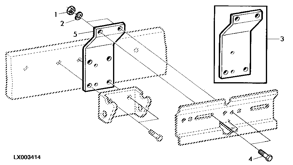 ATTACHING PARTS FOR METAL TOOL BOX