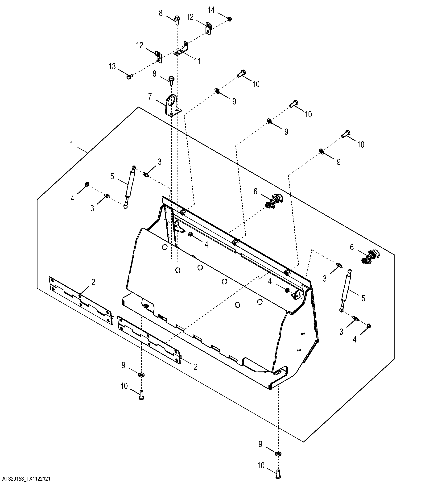 Integrated Grade Control (IGC) Storage Compartment