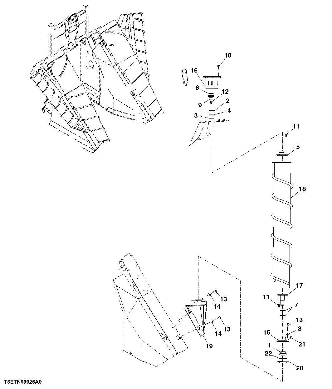 Mount GP, Outer Scroll, Left(Option 5320,5330,5340) (100601 - )
