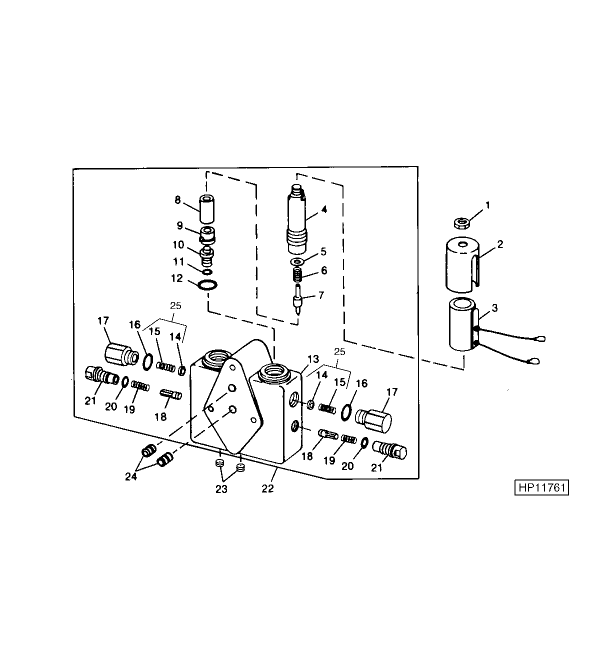 SOLENOID CONTROL VALVE FOR CONTOUR MASTER (660201 - )