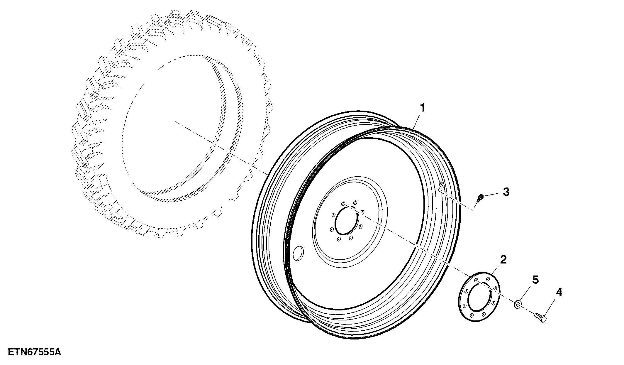 Rear Wheels, 12.4XR42