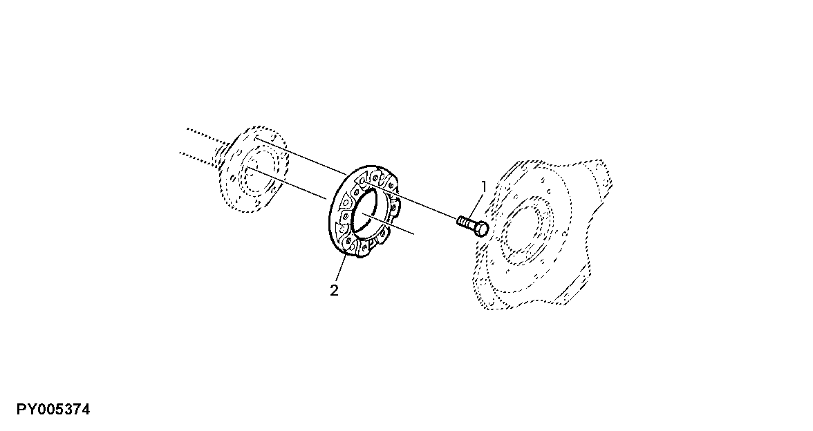 SPACER FOR INCREASED TREAD WIDTH (MFWD AXLE)