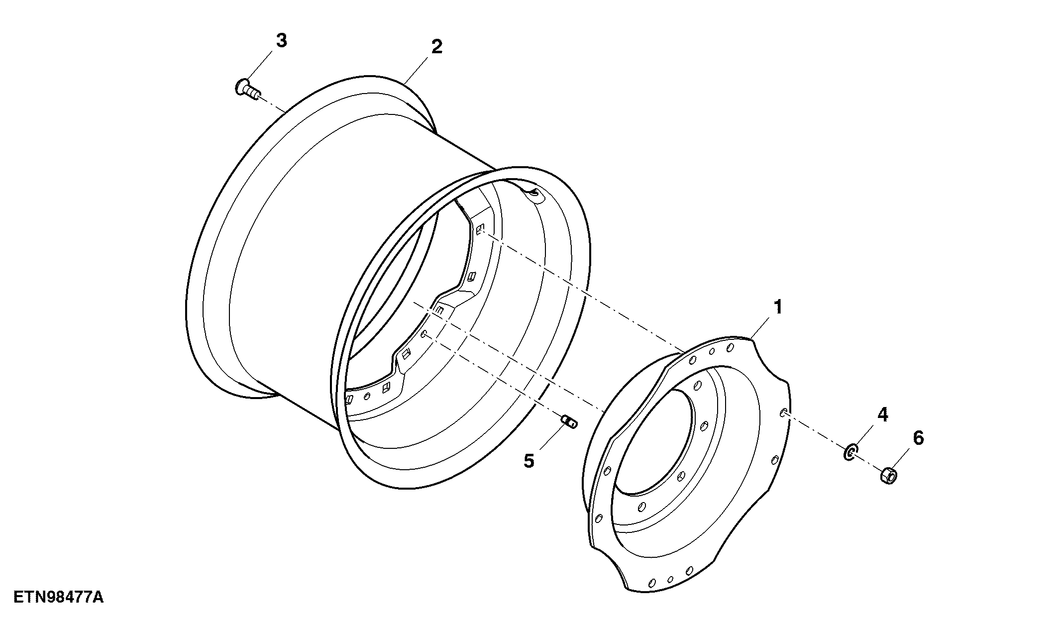 Front Wheels, Adjustable, 8 Position, DW12X24