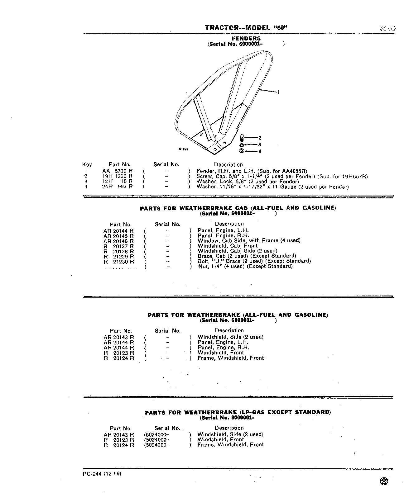 Section 55-Tools, Instrument Panel, Gauges, Hood, Grille, and Fenders (Continued)