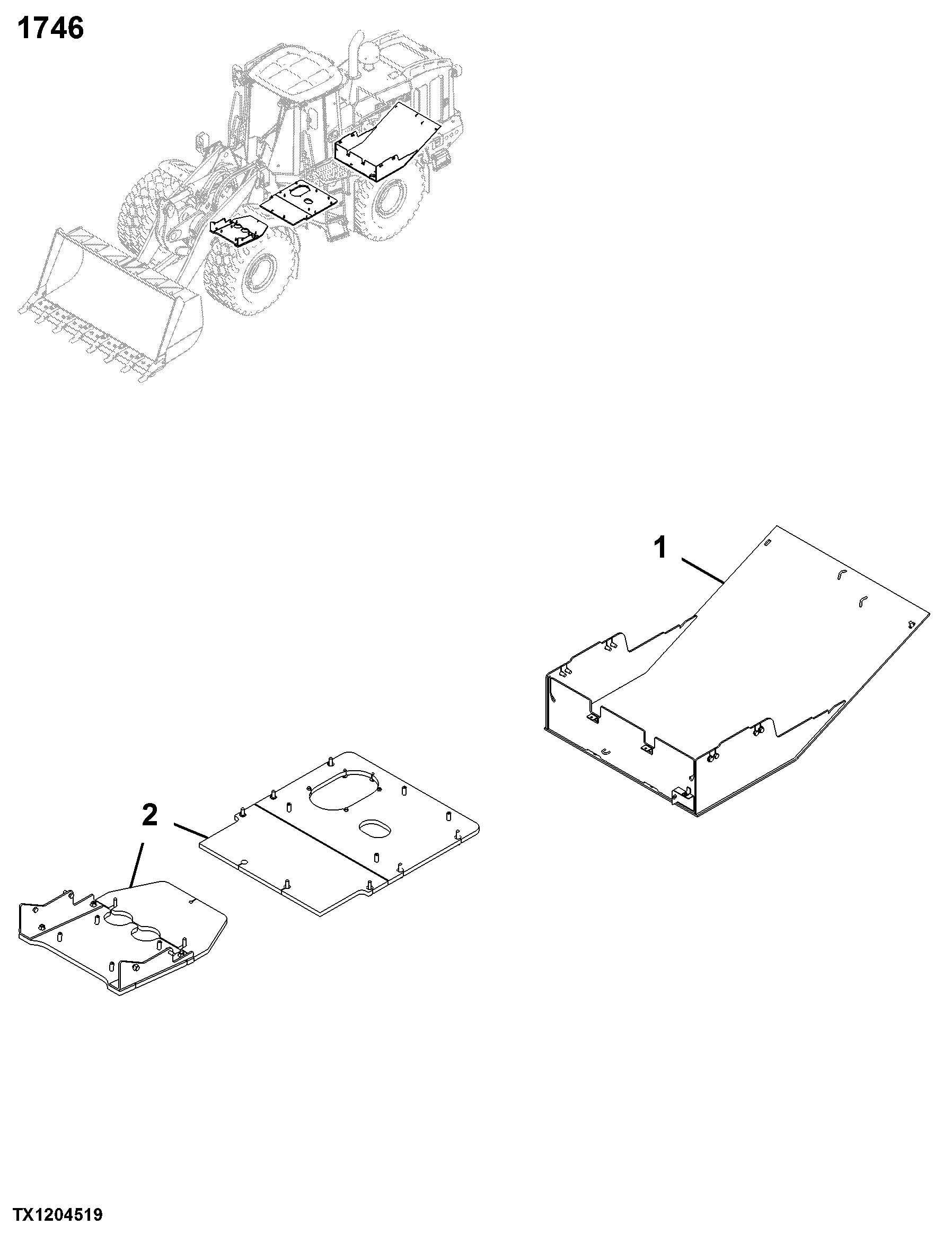1746 Frame Bottom Guards