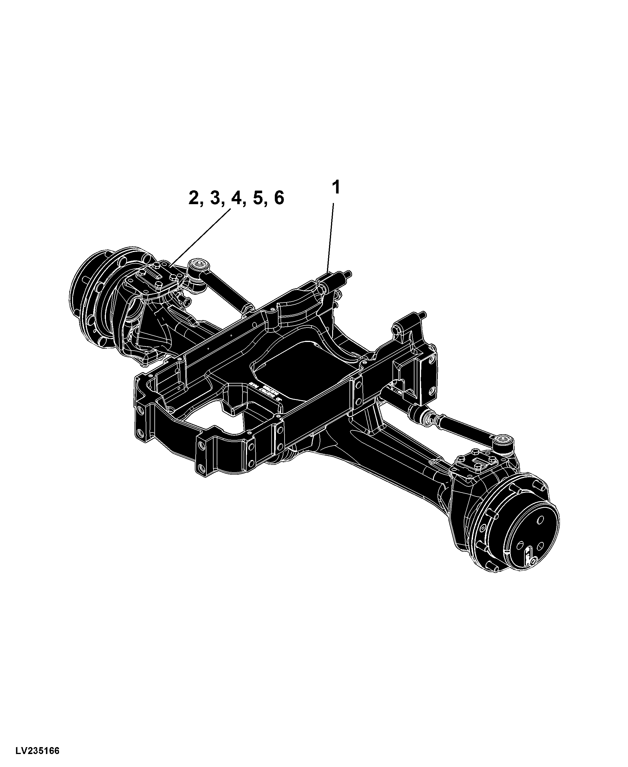 57 Front Axle