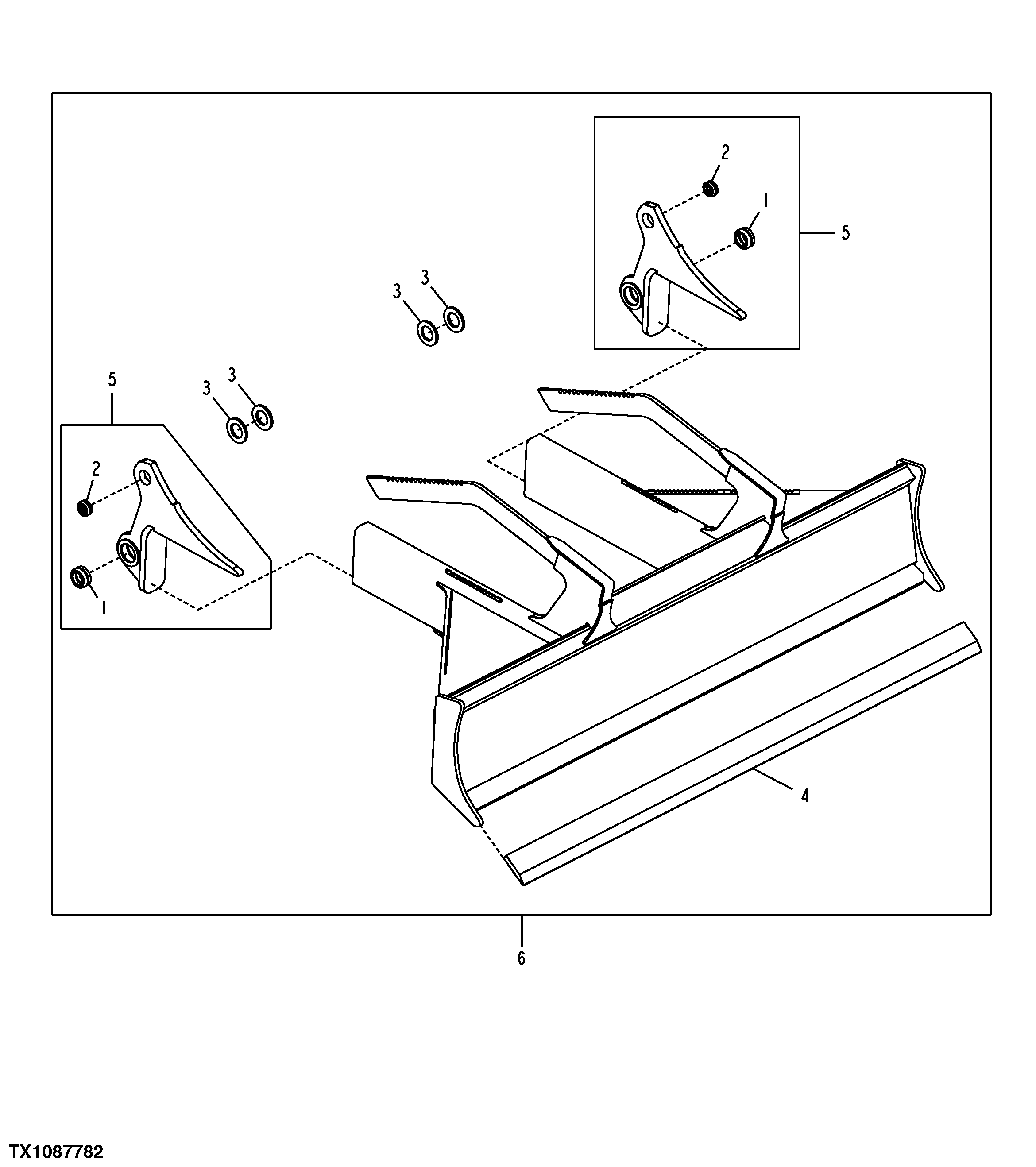 HEAVY DUTY STACKING BLADE (SERIAL NO. -589479)
