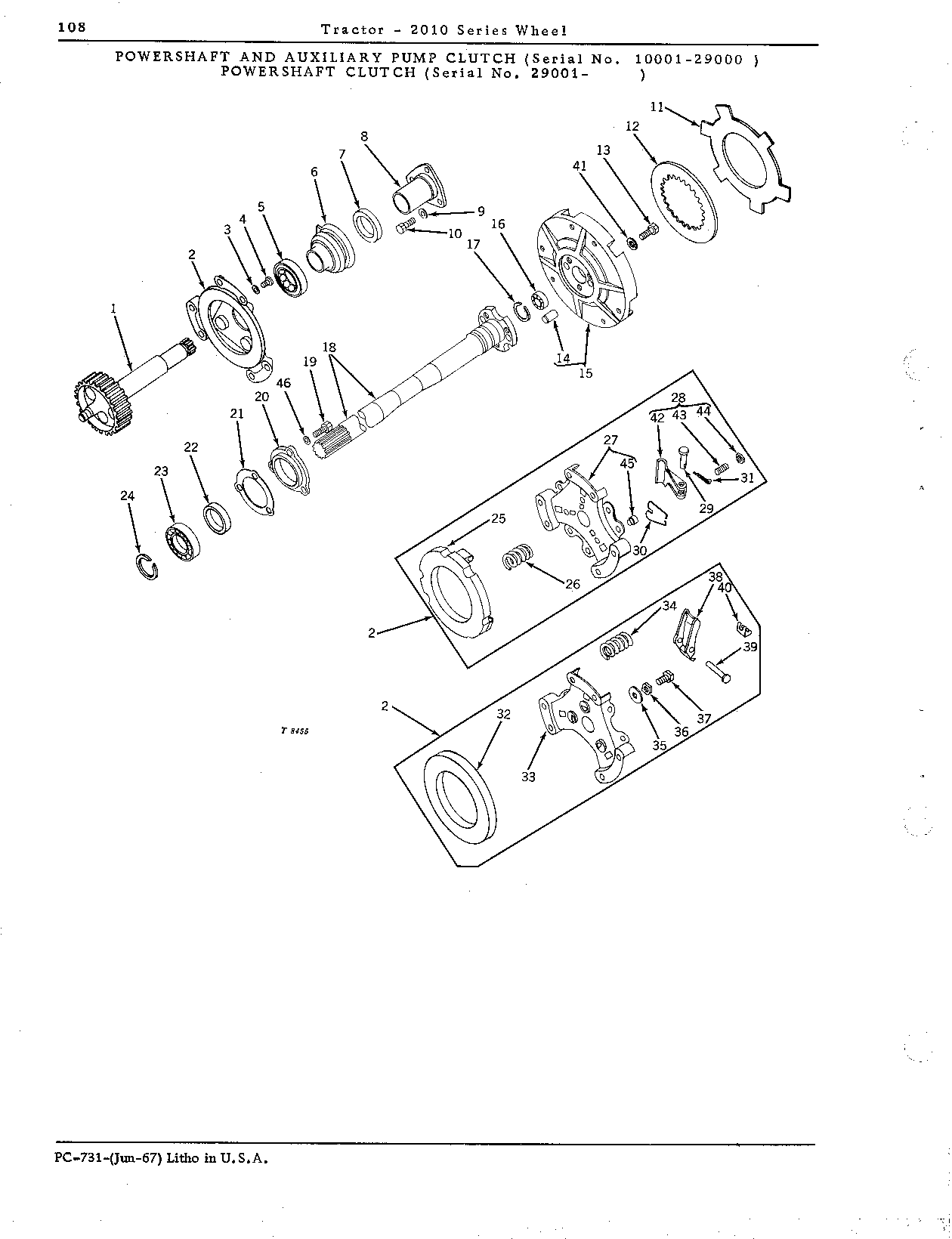 Auxiliary pump clutch