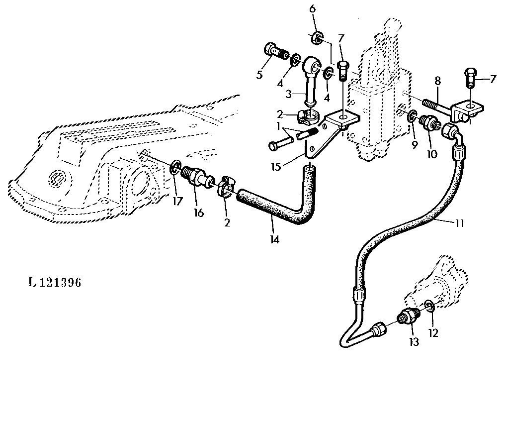 OIL LINES-SELECTIVE CONTROL VALVES (SPOOL TYPE CAB)