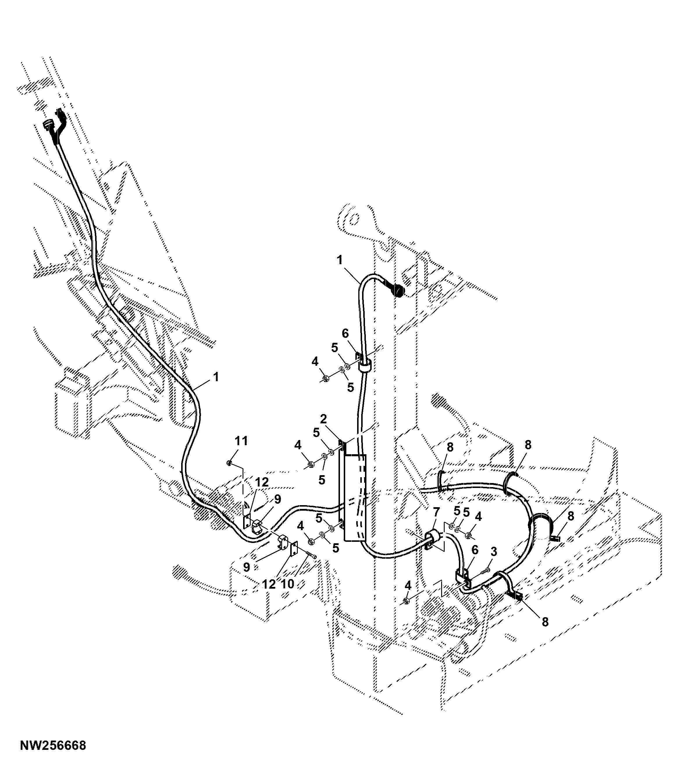 Electrical, Main Frame To Elevator ( - 090020)