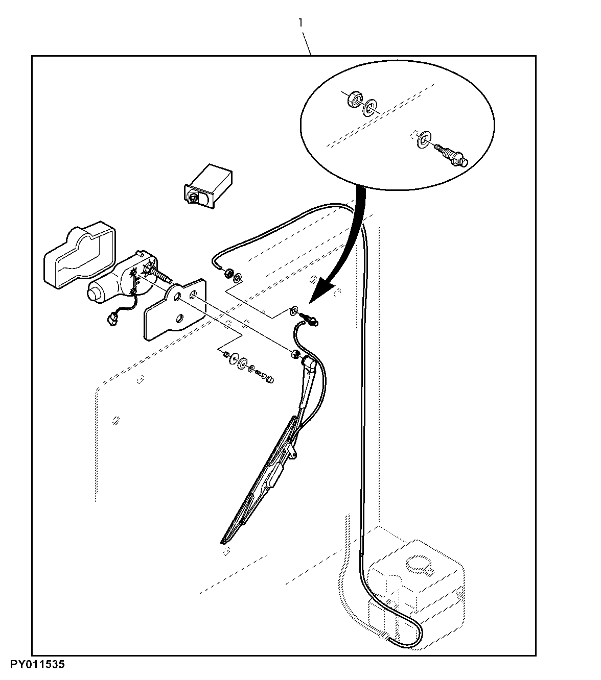 REAR WIPER - FIELD INSTALLATION KIT